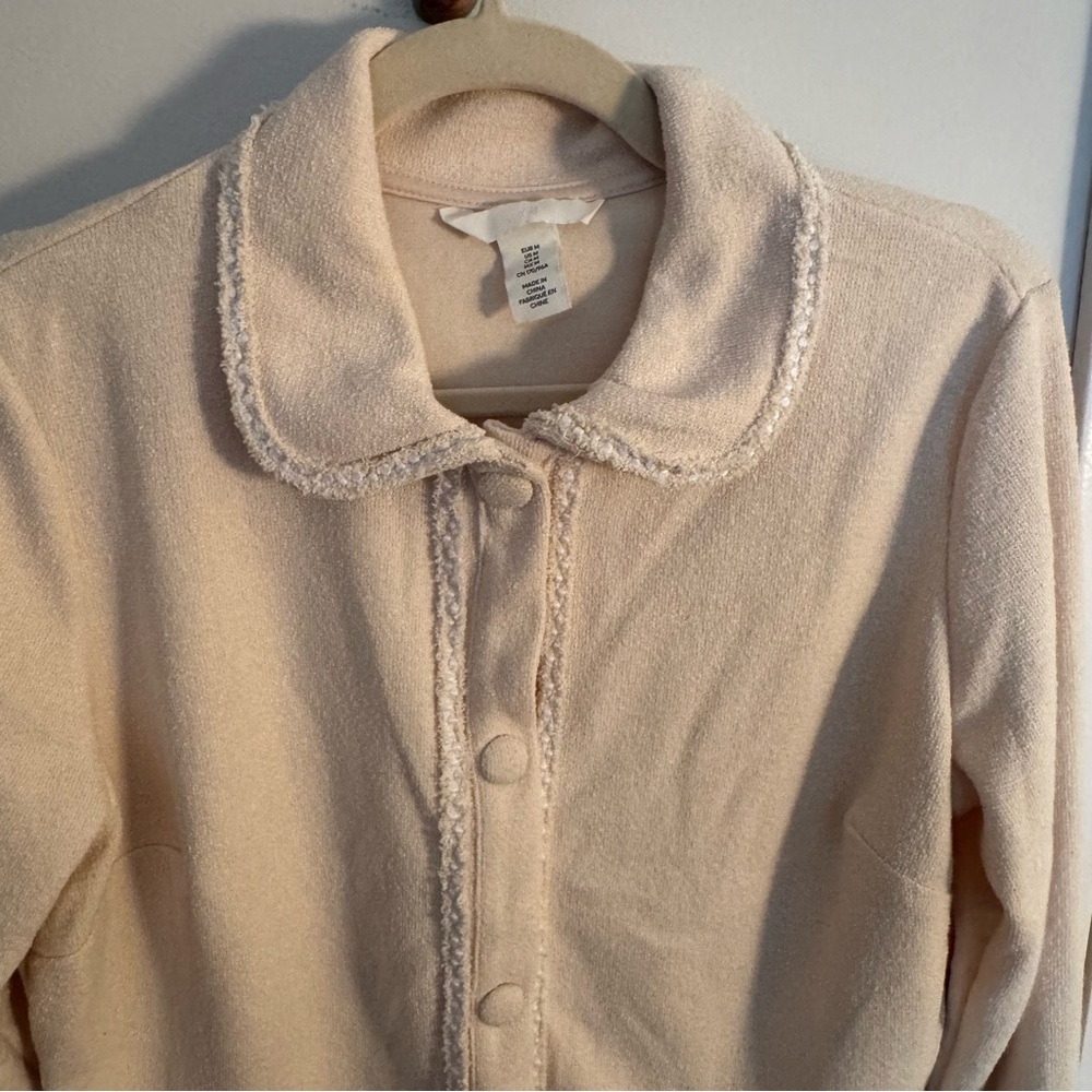 H&M CARDIGAN WITH COLLAR - Picture 3 of 8